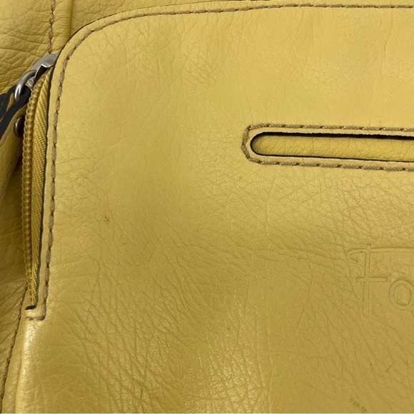 Fossil Yellow shoulder bag leather - Picture 3 of 10